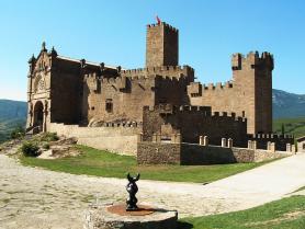 Camino de Santiago s pevností Castillo de Javier