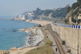 Část pobřeží Costa del Maresme