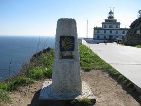 Mys Finisterre - maják Faro de Fisterra