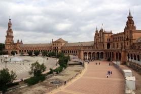 Sevilla - náměstí Plaza de Espana