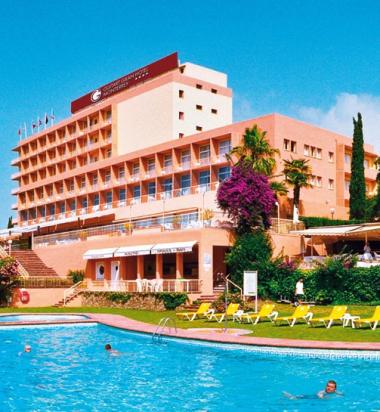 Pohled na hotelový areál Guitart Monterrey, Lloret De Mar