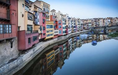 Katalánská Girona ve Španělsku