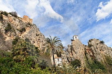 Vesničk Guadalest na Costa Blance