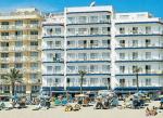 Pohled na španělský hotel Mar Ski, Costa Brava