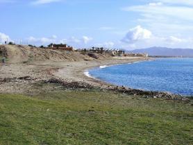 Costa de Almería - pláž a část letoviska El Toyo