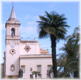 Španělská Huelva s kostelem sv. Pedra