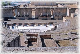 Španělské město Italica - římské divadlo