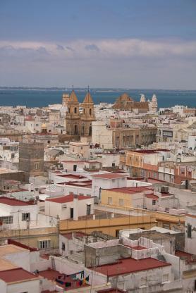 Španělsko - část města Cádiz