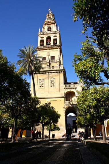Andaluské město Cordóba s mešitou Mezquita