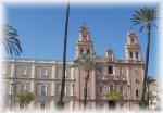 Španělská Huelva s katedrálou La Merced